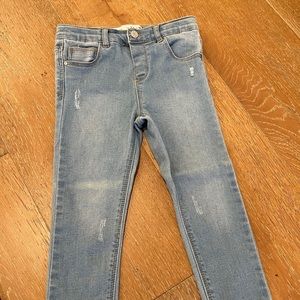 Zara Boys skinny Distressed Jeans - lt blue denim